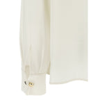 Max Mara White Silk Blouse