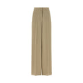 Max Mara Beige Silk Dress Pants