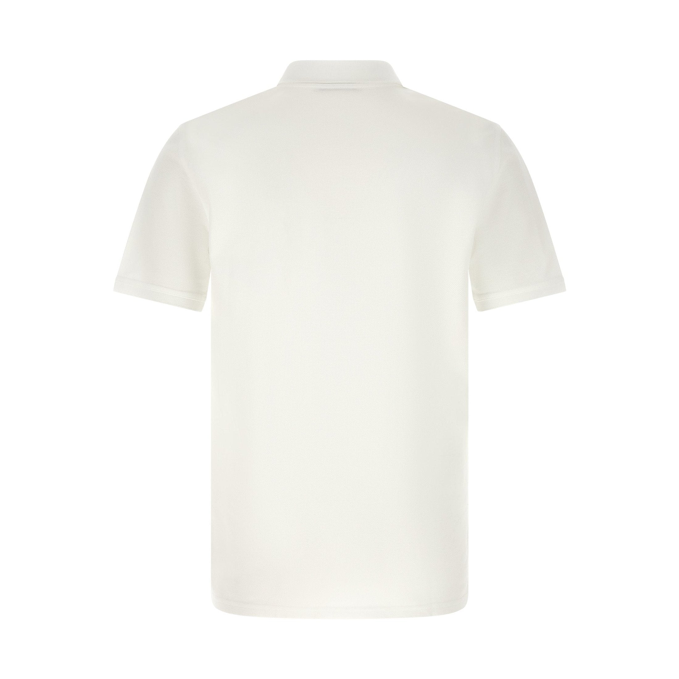 Givenchy White Cotton Polo Shirt