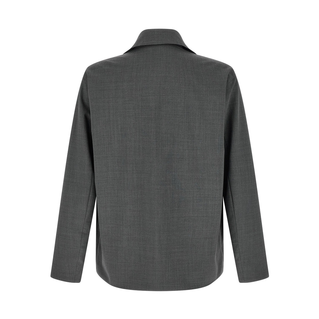 Herno Gray Polyester Full-Length Jacket