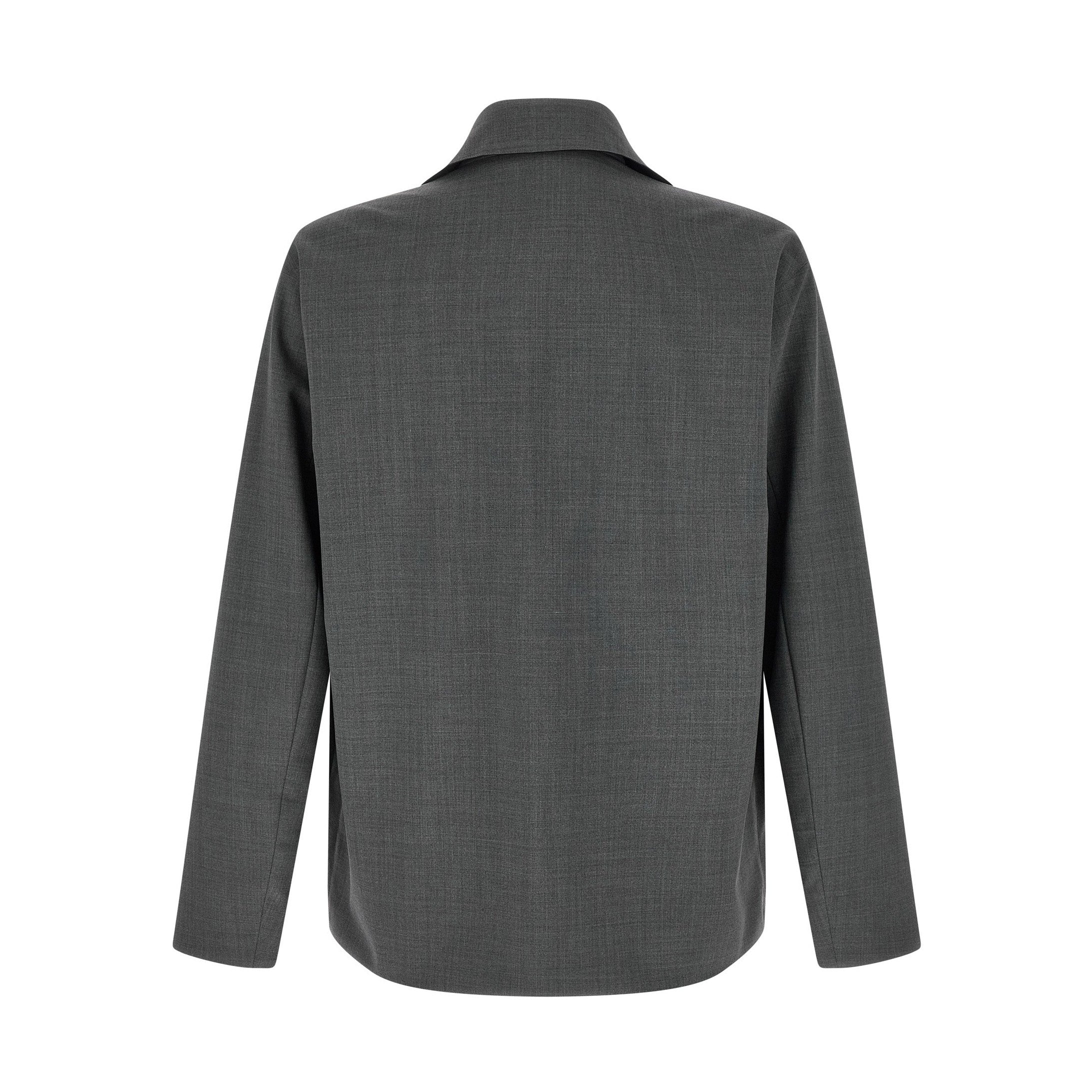 Herno Gray Polyester Full-Length Jacket