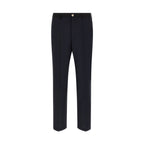 Marni Blue Virgin Wool Casual Pants