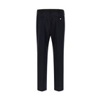 Marni Blue Virgin Wool Casual Pants