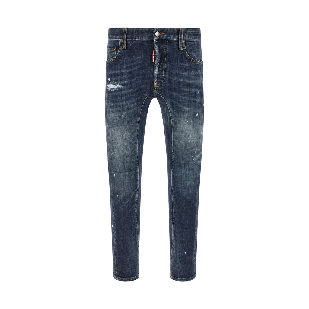 Dsquared² Blue Cotton Jeans Denim