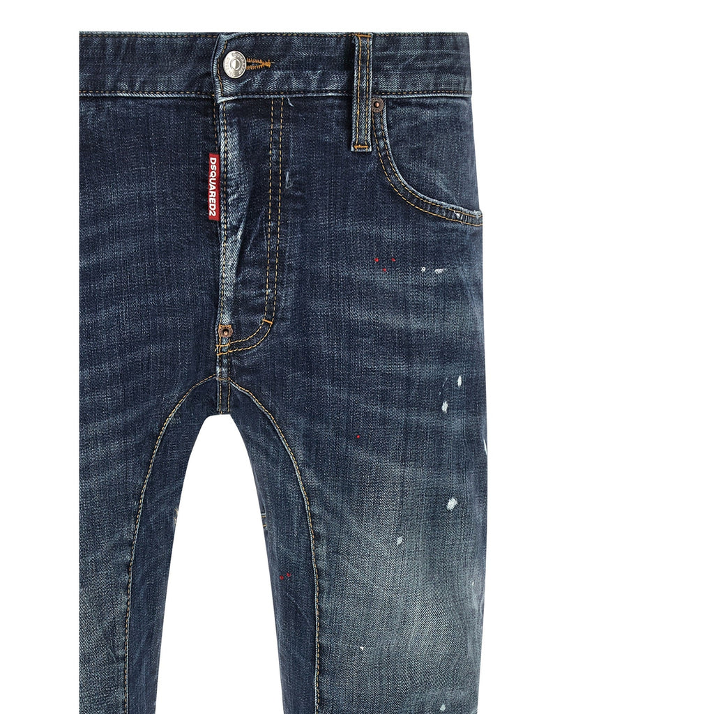 Dsquared² Blue Cotton Jeans Denim