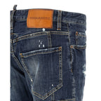 Dsquared² Blue Cotton Jeans Denim