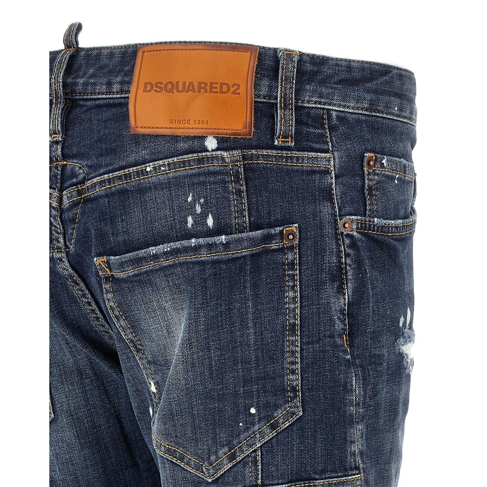 Dsquared² Blue Cotton Jeans Denim