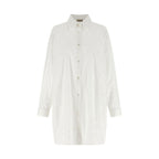 Herno White Cotton Blouse