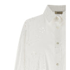 Herno White Cotton Blouse