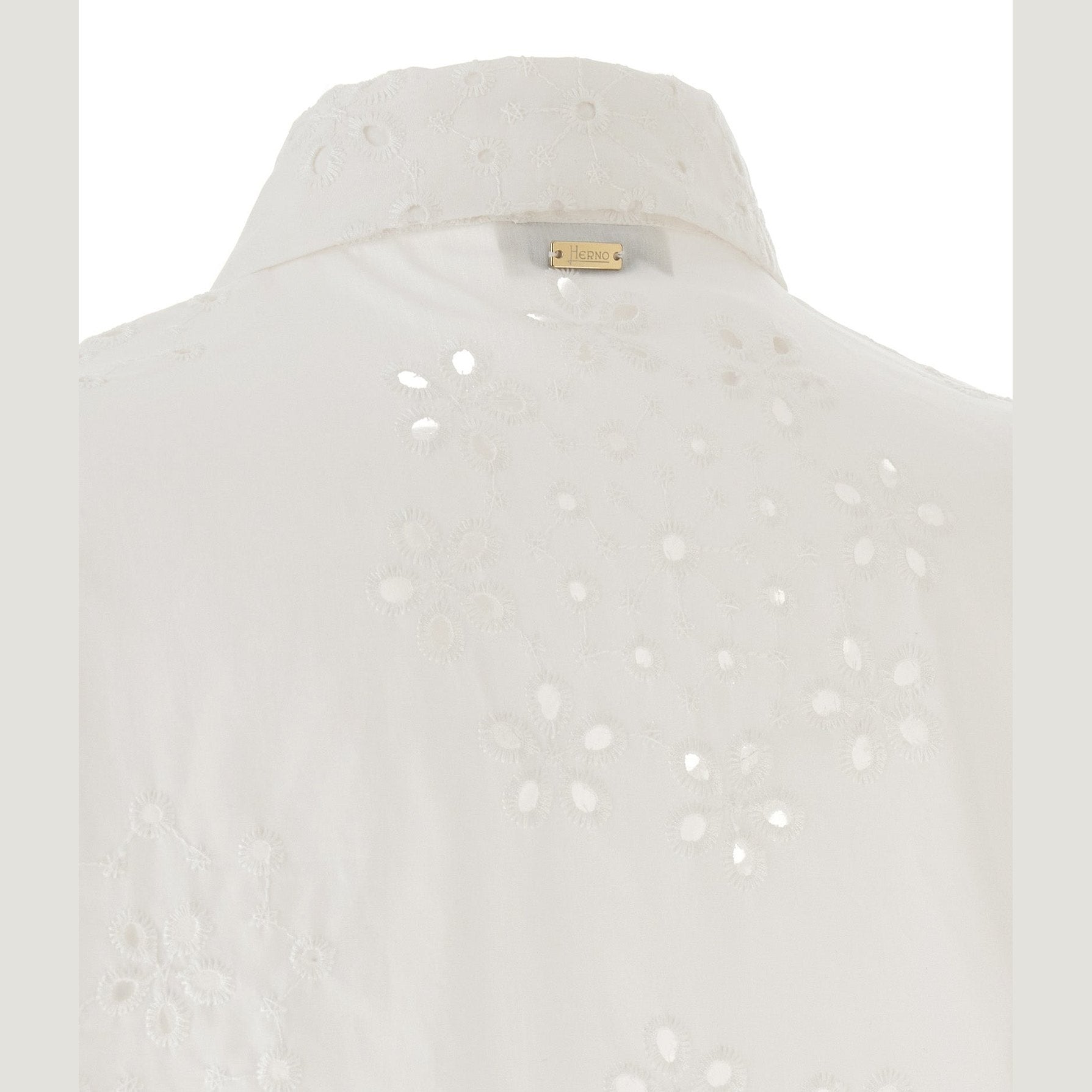 Herno White Cotton Blouse