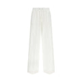 Herno White Cotton Casual Pants