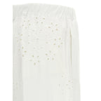 Herno White Cotton Casual Pants