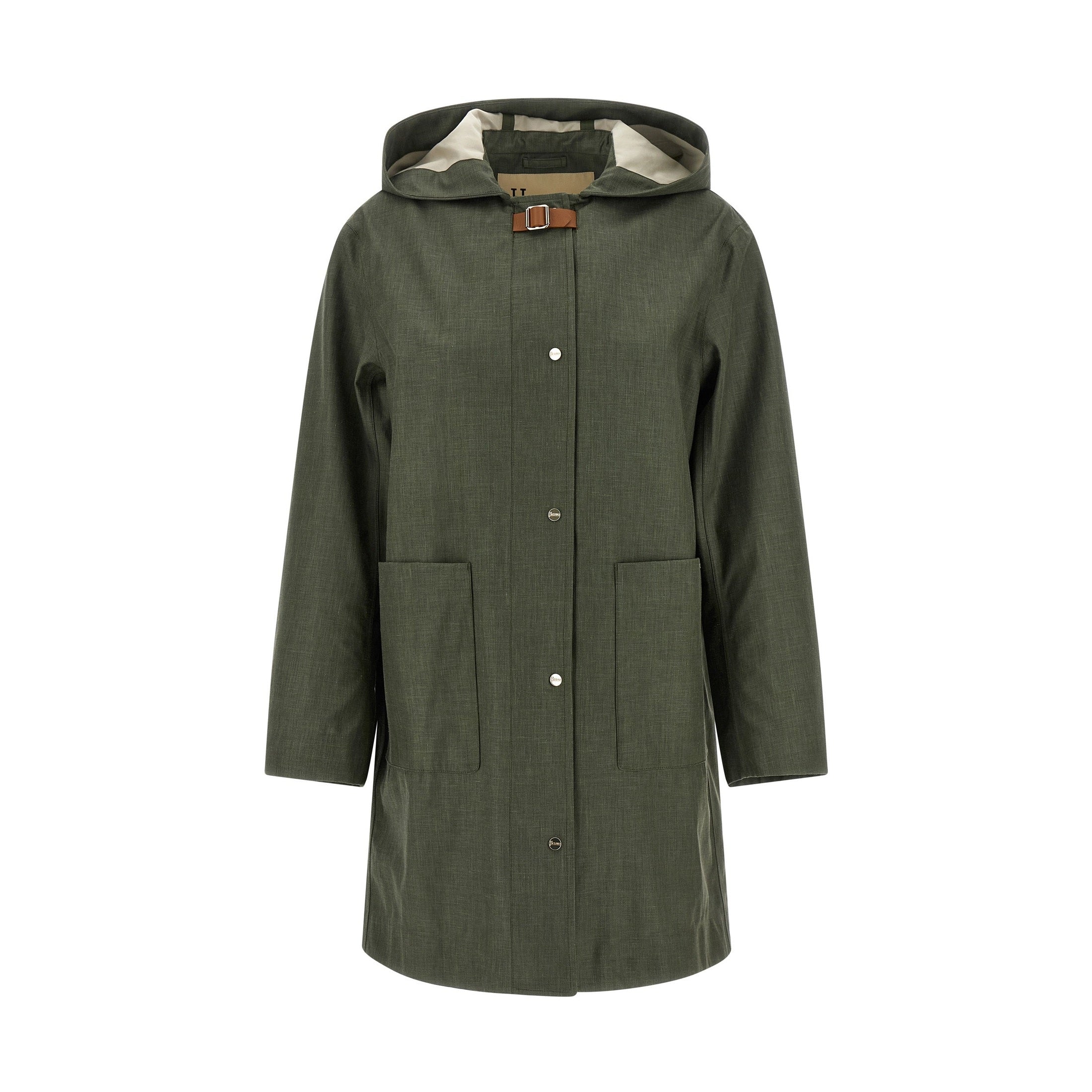 Herno Bicolor Linen Coat