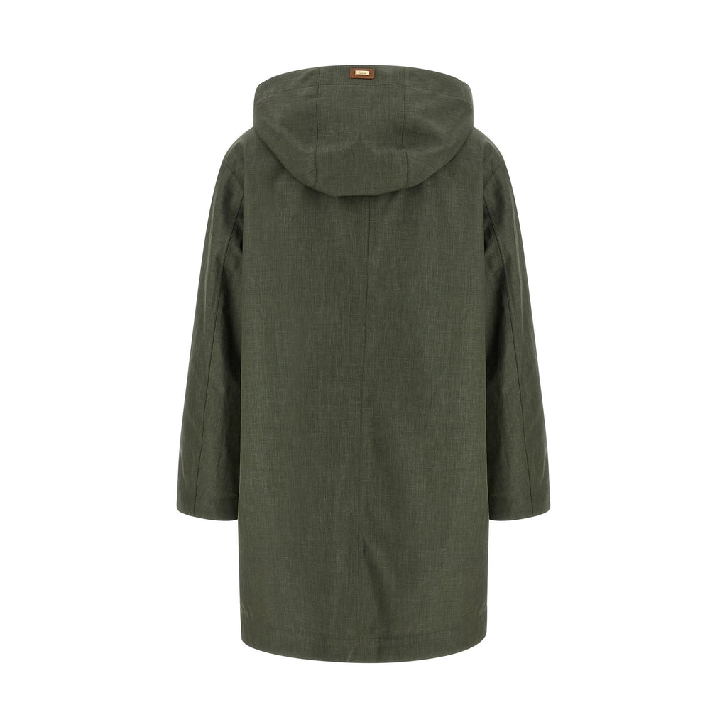 Herno Bicolor Linen Coat