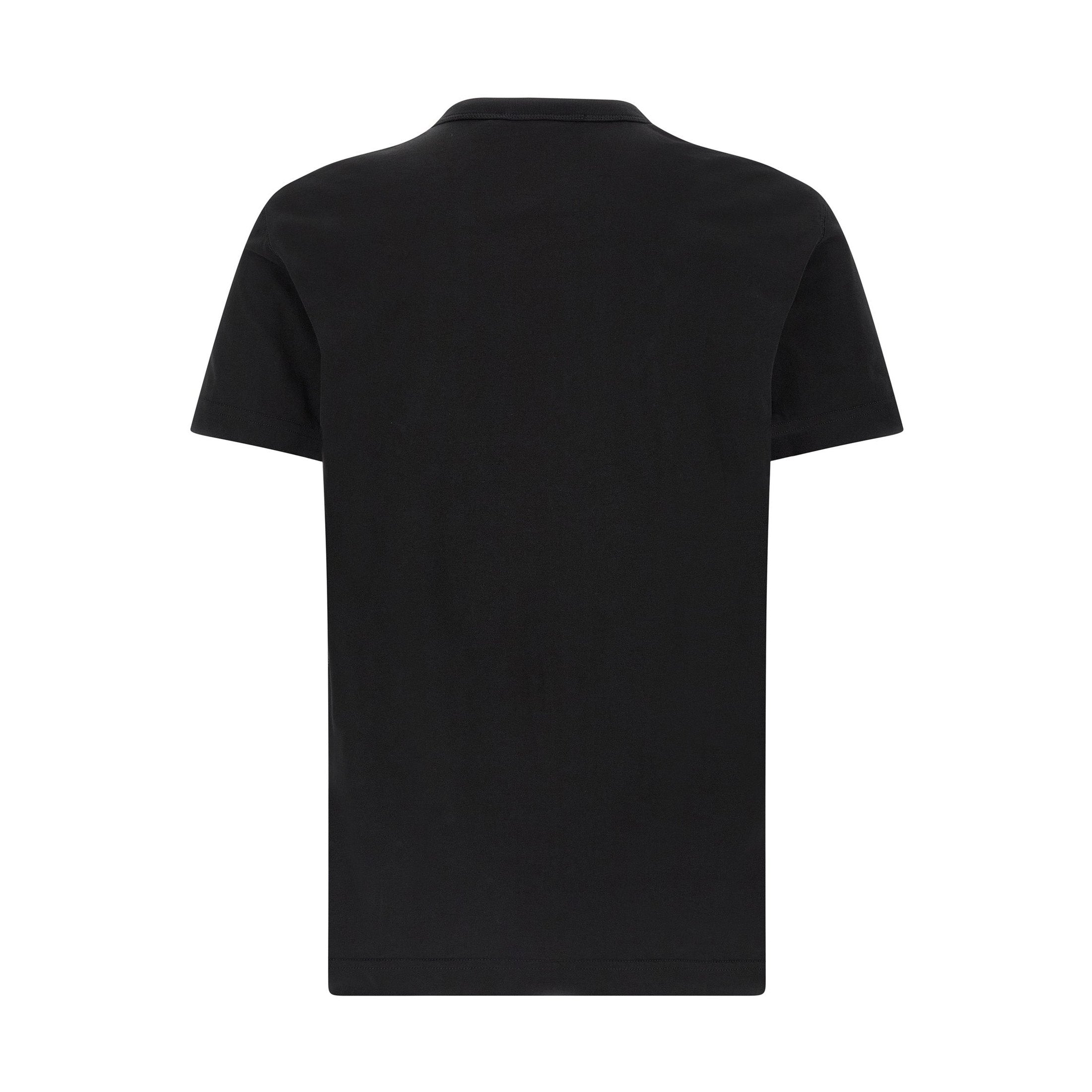 Dolce & Gabbana Black Cotton T-Shirt