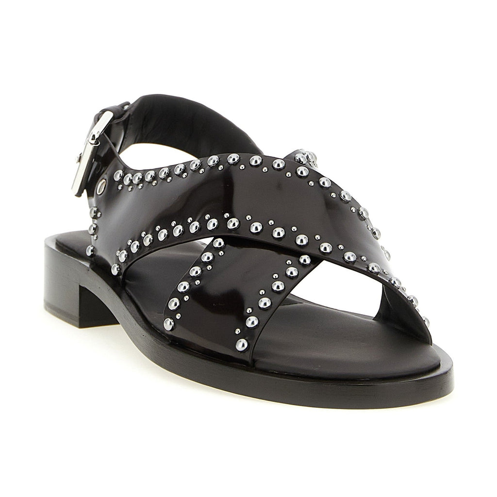 Church's Brown Calfskin Flat Sandals
