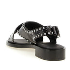 Church's Brown Calfskin Flat Sandals