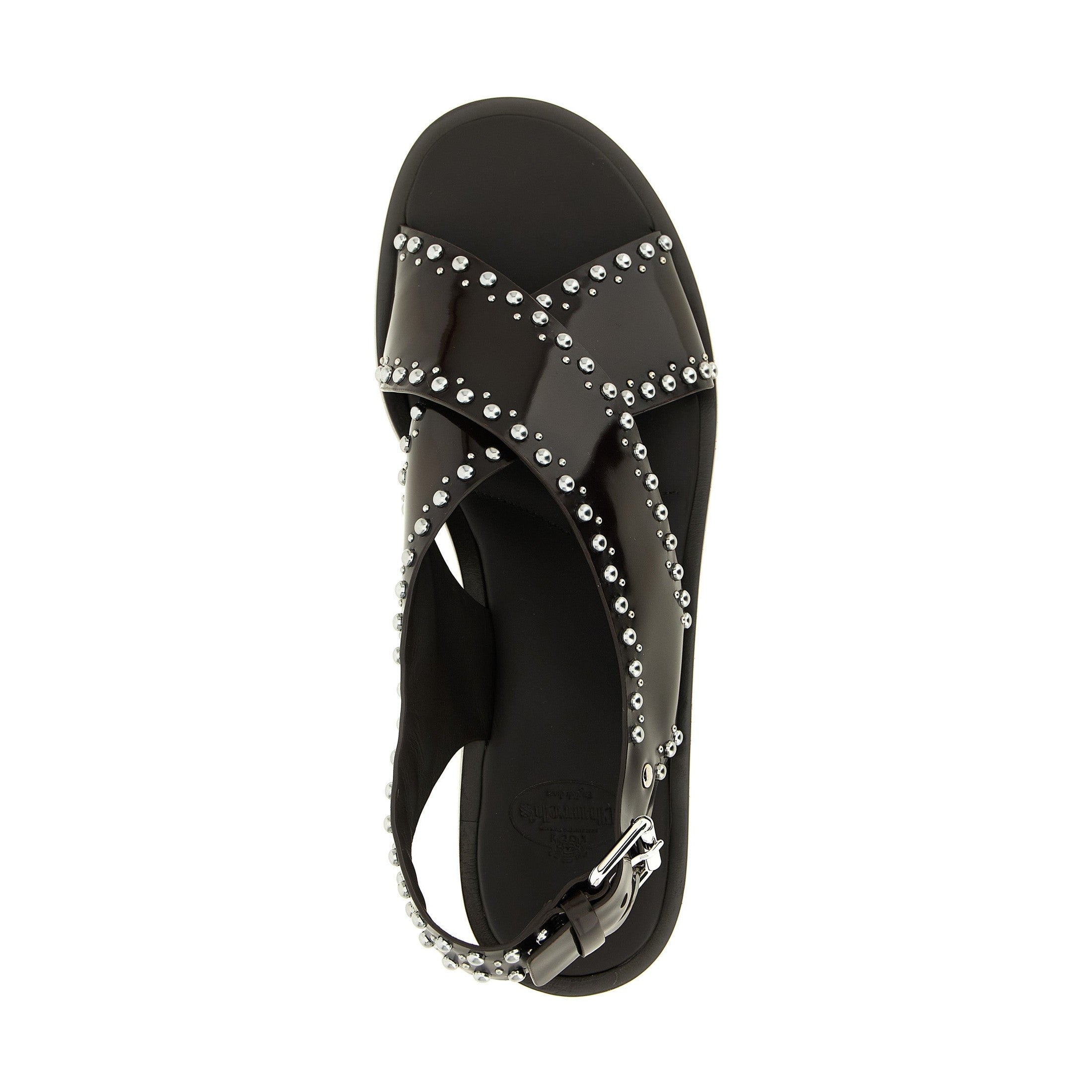 Church's Brown Calfskin Flat Sandals