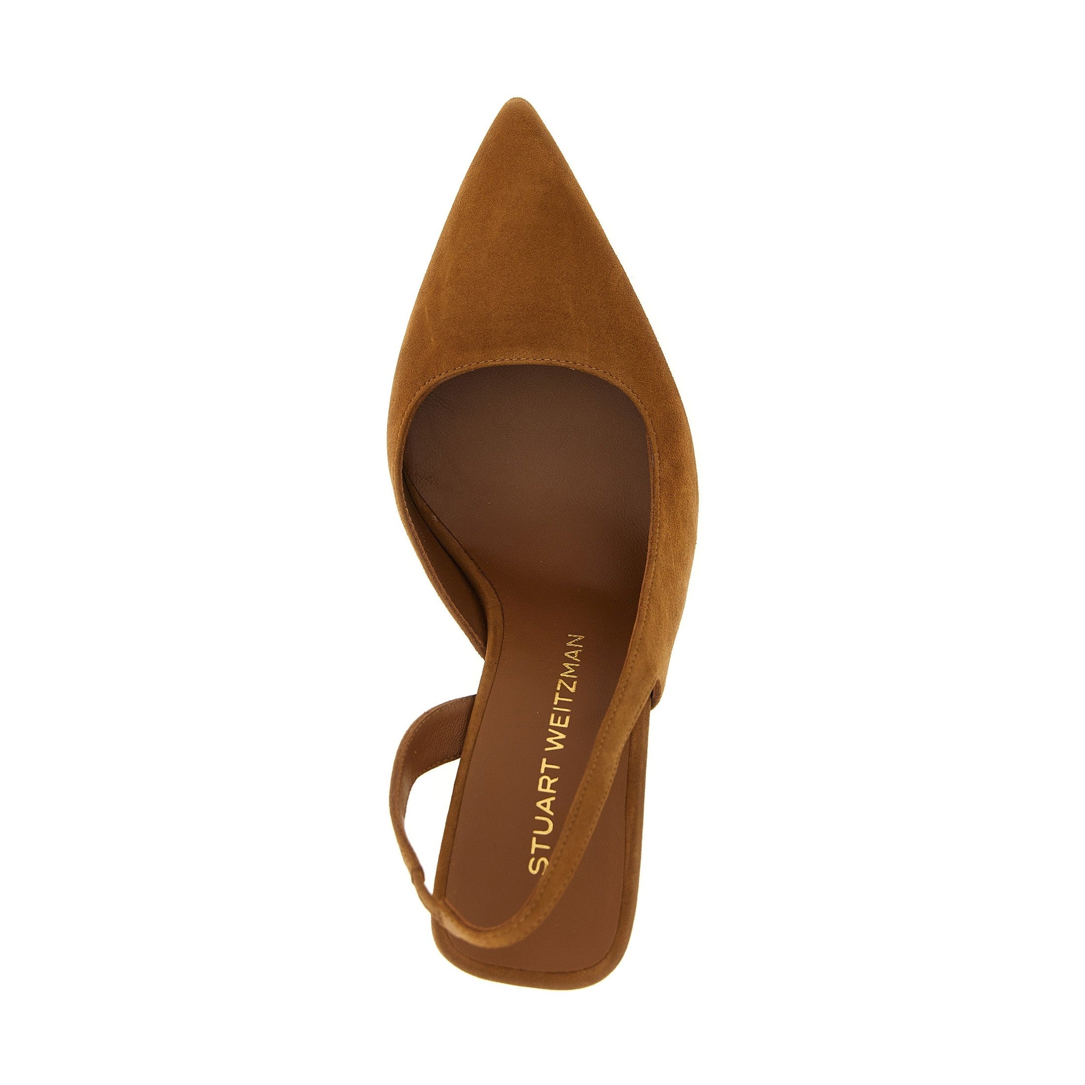 Stuart Weitzman Brown Goatskin High Heel Pumps