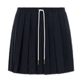 Thom Browne Blue Wool Long Skirt