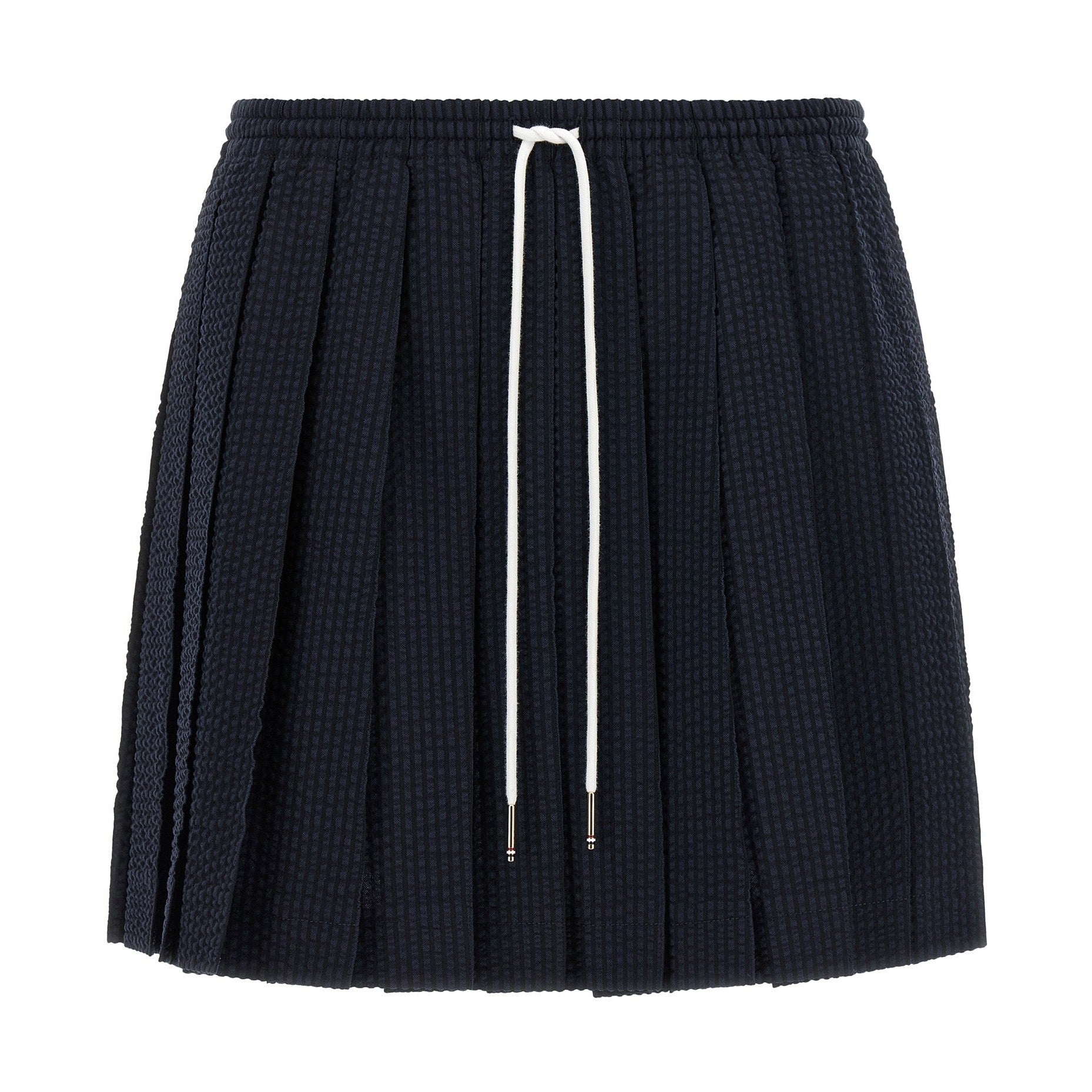 Thom Browne Blue Wool Long Skirt