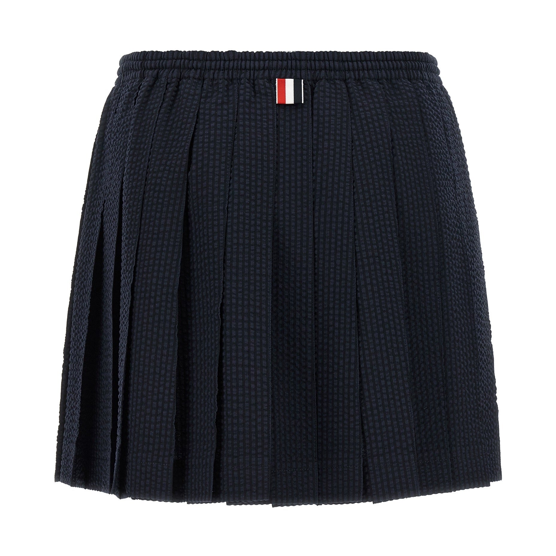 Thom Browne Blue Wool Long Skirt