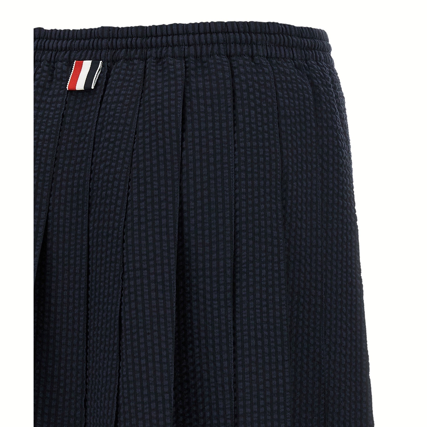 Thom Browne Blue Wool Long Skirt