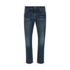 Dolce & Gabbana Blue Cotton Jeans Denim