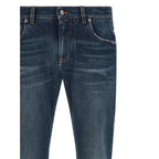 Dolce & Gabbana Blue Cotton Jeans Denim