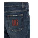 Dolce & Gabbana Blue Cotton Jeans Denim