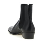 Saint Laurent Black Calfskin Chelsea Boots
