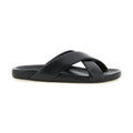 Saint Laurent Black Lamb Leather Slides