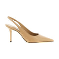 Jimmy Choo Beige Leather High Heel Pumps