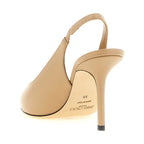 Jimmy Choo Beige Leather High Heel Pumps