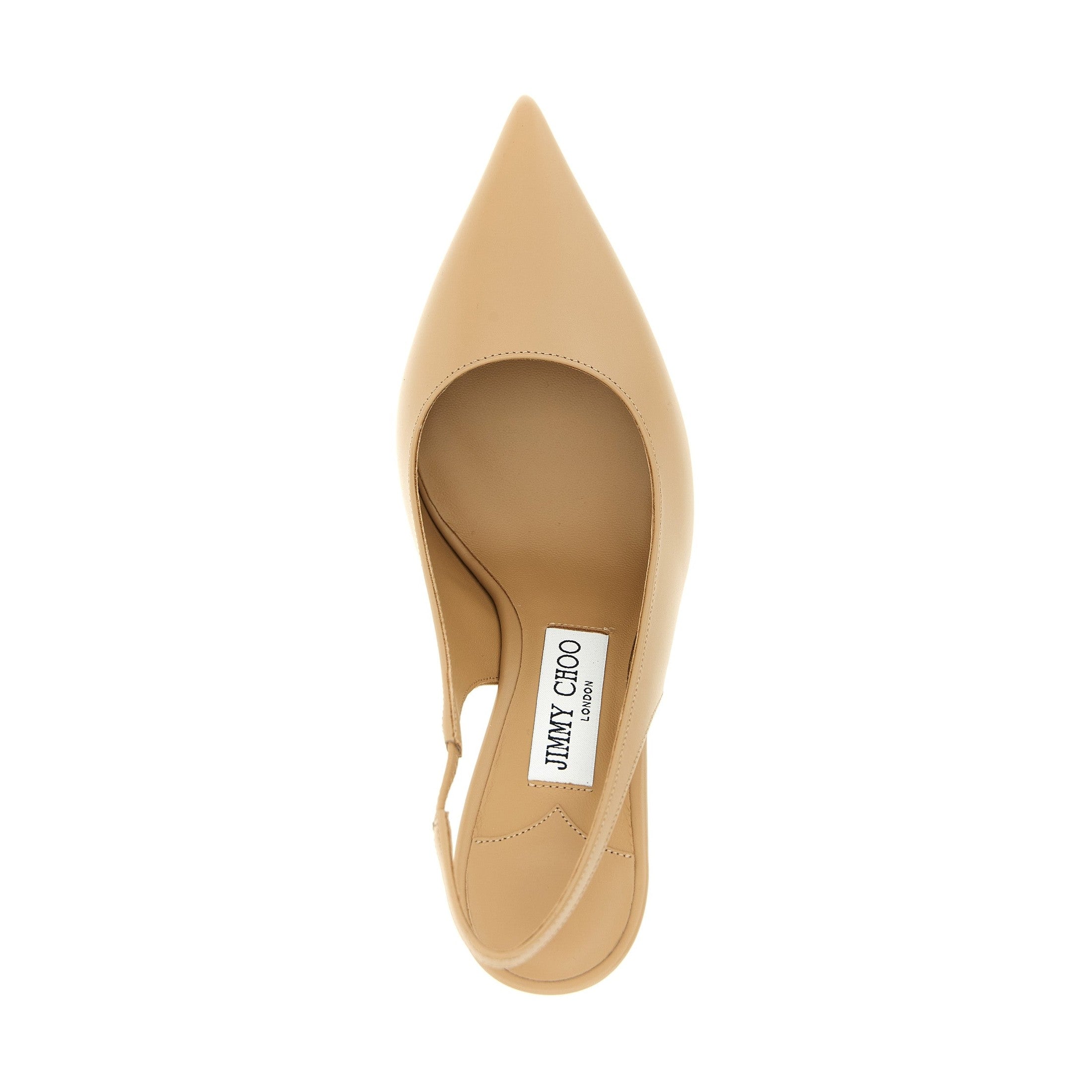 Jimmy Choo Beige Leather High Heel Pumps