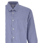 Comme Des Garçons Blue Cotton Blouse