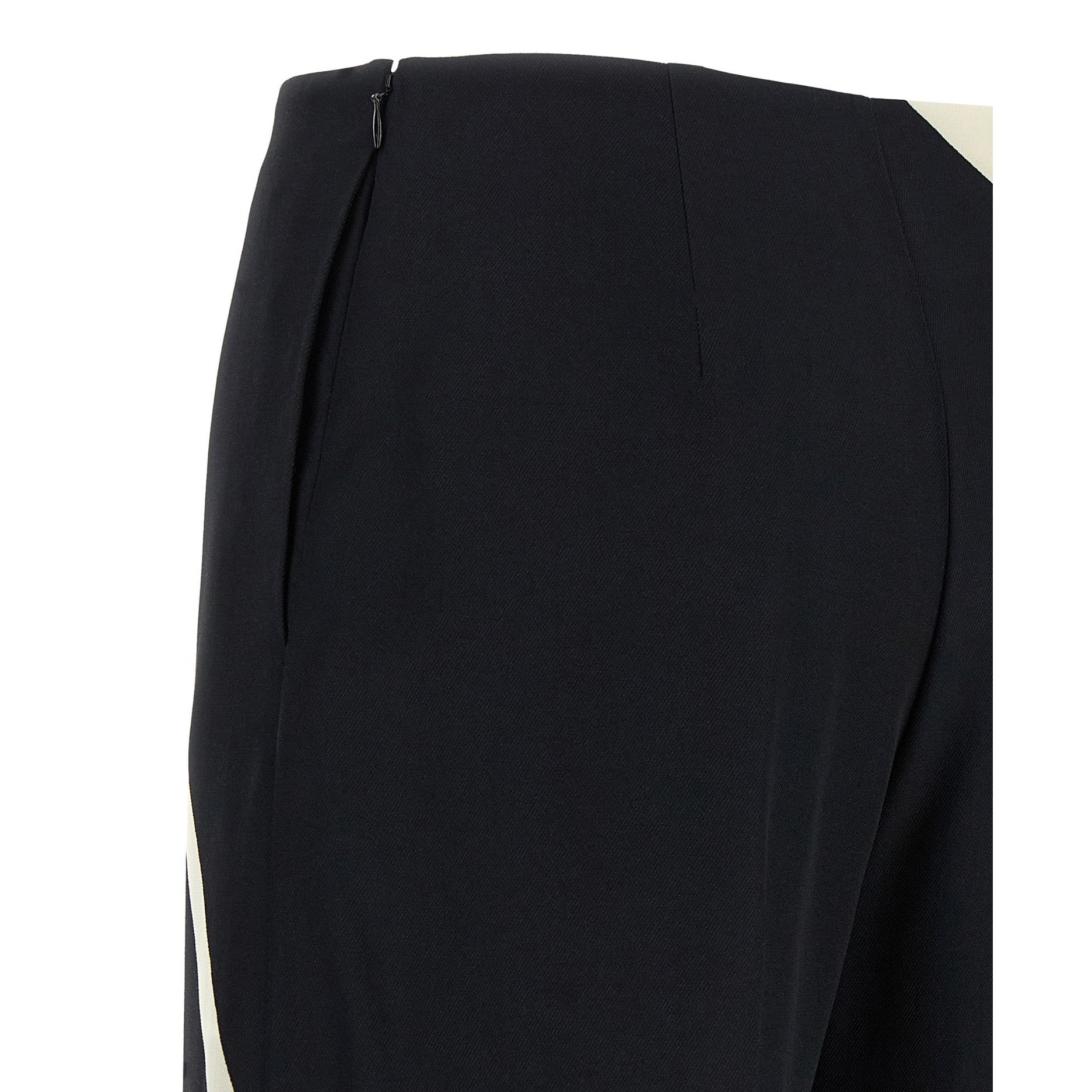 Alberta Ferretti Bicolor Viscose Casual Pants