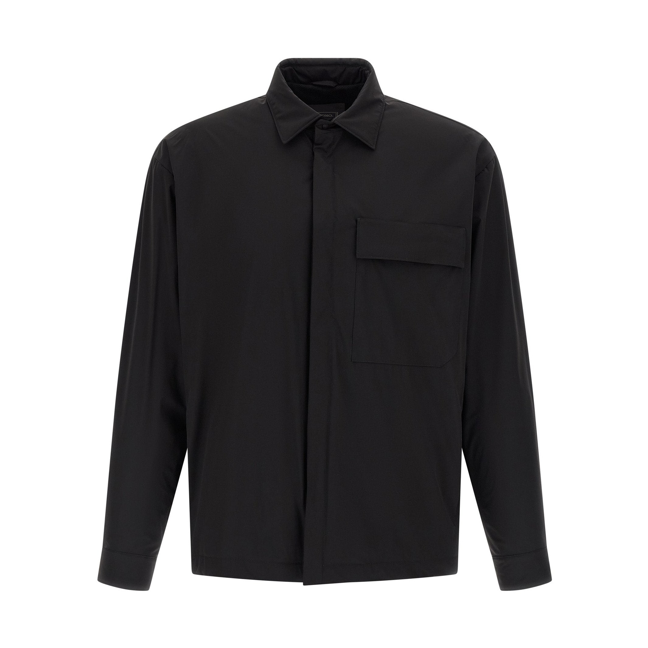 Herno Black Polyamide Shell Jacket