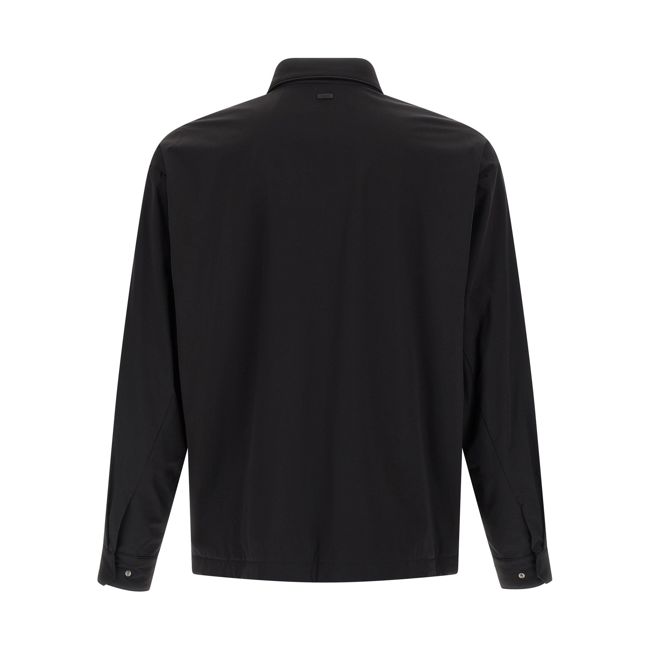 Herno Black Polyamide Shell Jacket