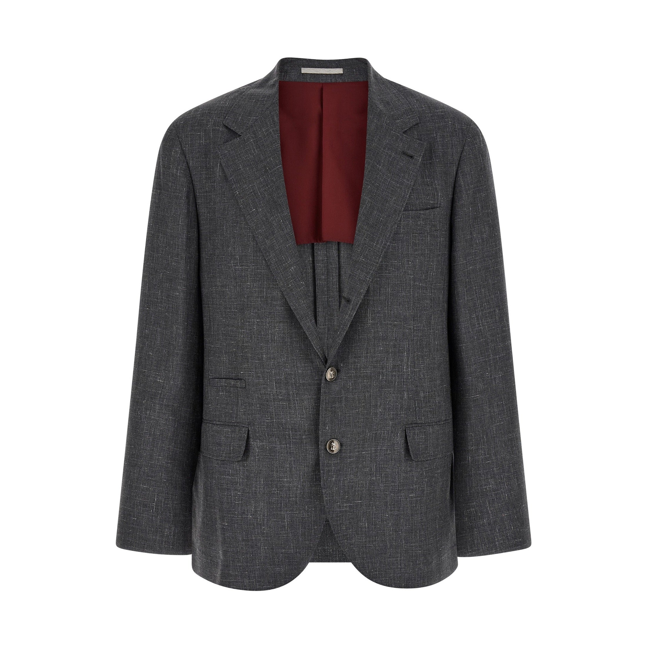 Brunello Cucinelli Gray Wool Blazer