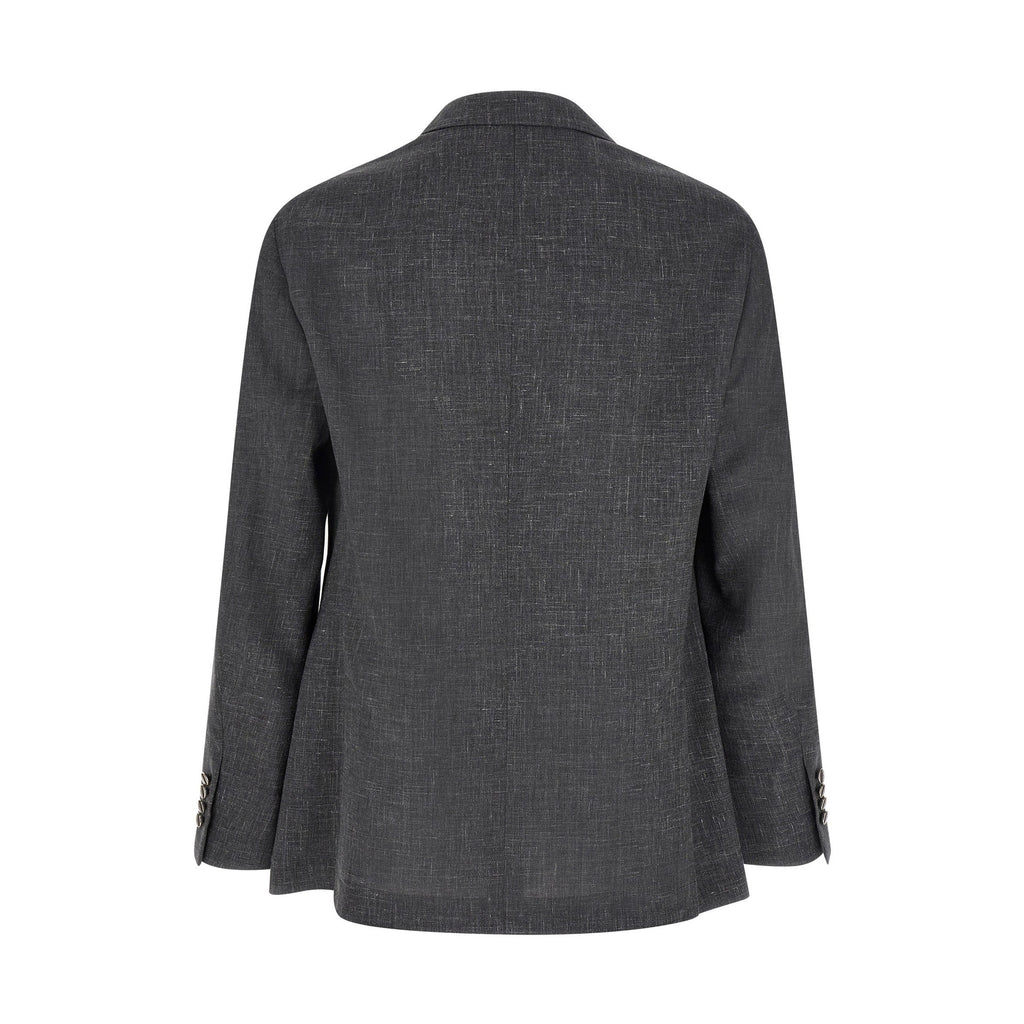 Brunello Cucinelli Gray Wool Blazer