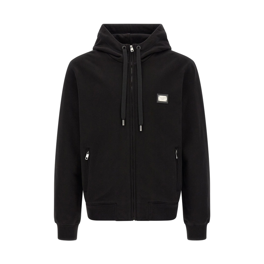 Dolce & Gabbana Black Cotton Sweatshirt