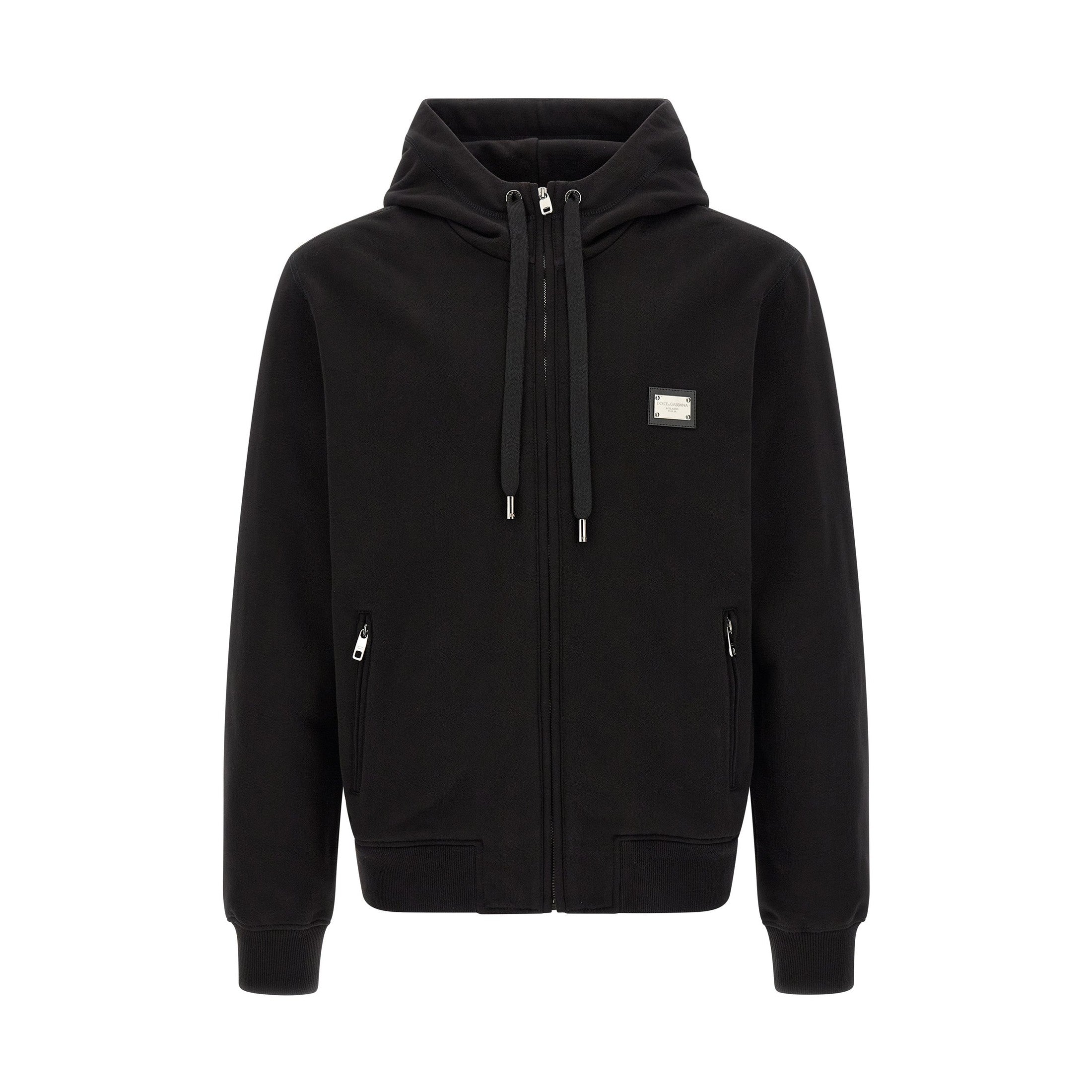 Dolce & Gabbana Black Cotton Sweatshirt