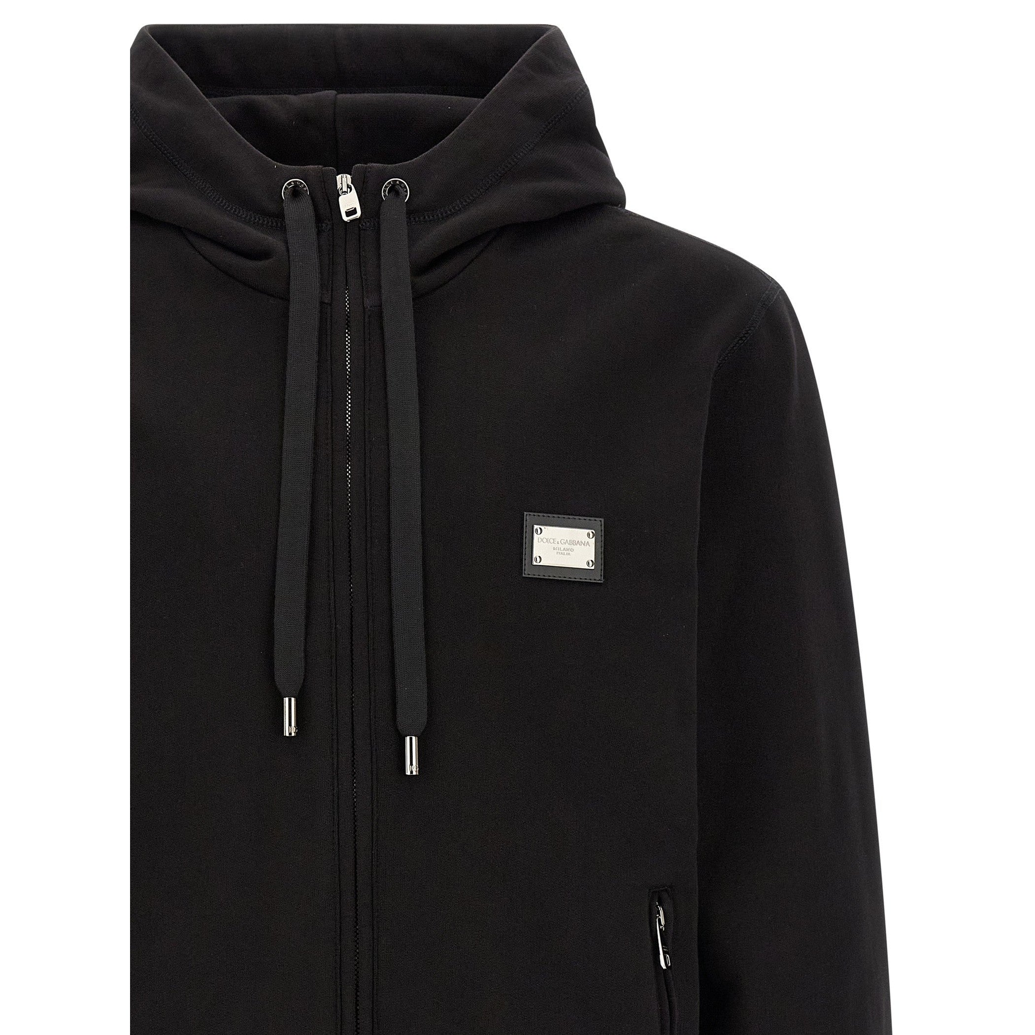 Dolce & Gabbana Black Cotton Sweatshirt