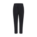Kiton Black Cotton Casual Pants