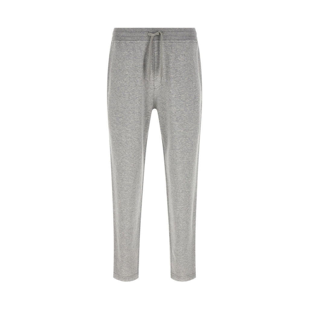 Brunello Cucinelli Gray Cotton Athletic Pants