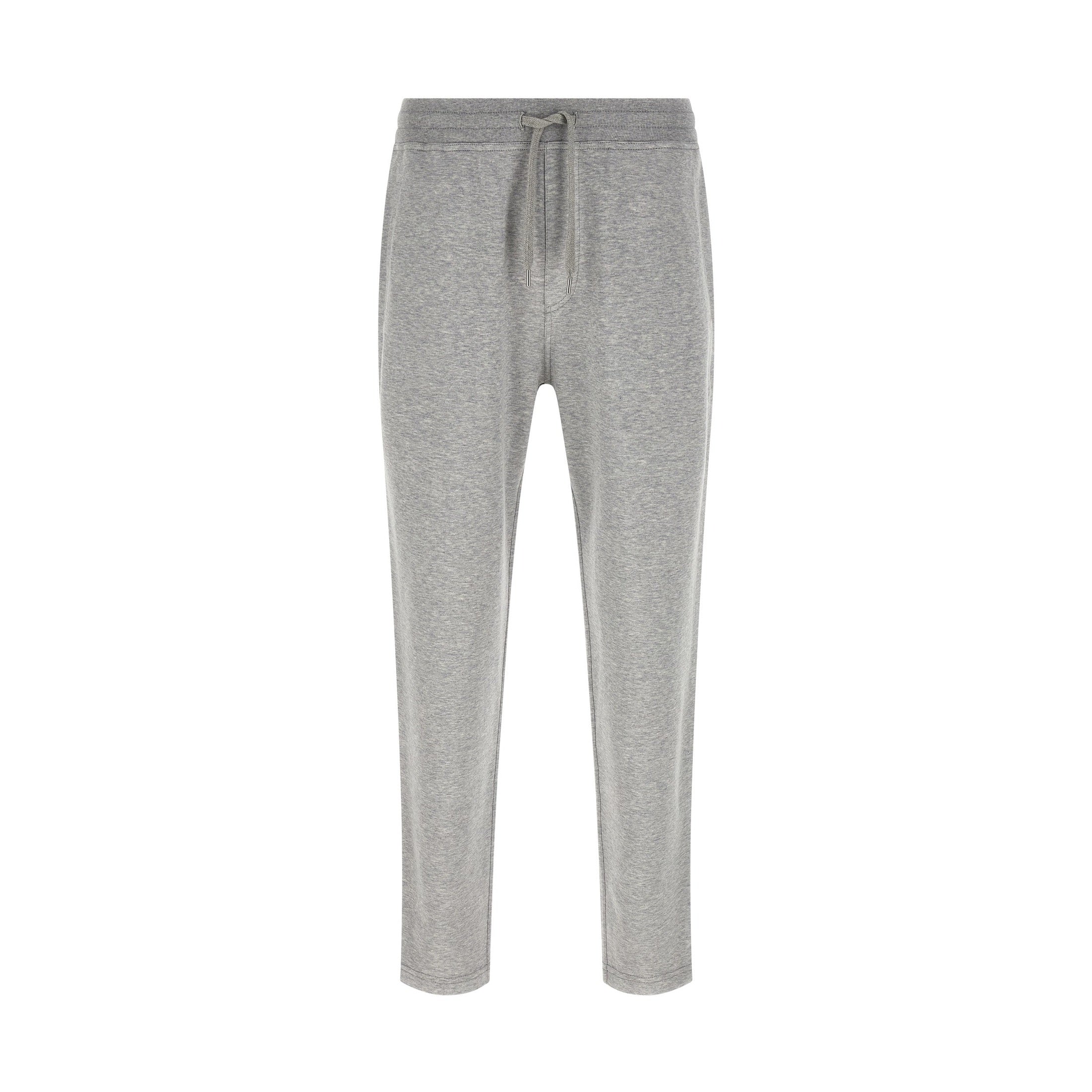 Brunello Cucinelli Gray Cotton Athletic Pants
