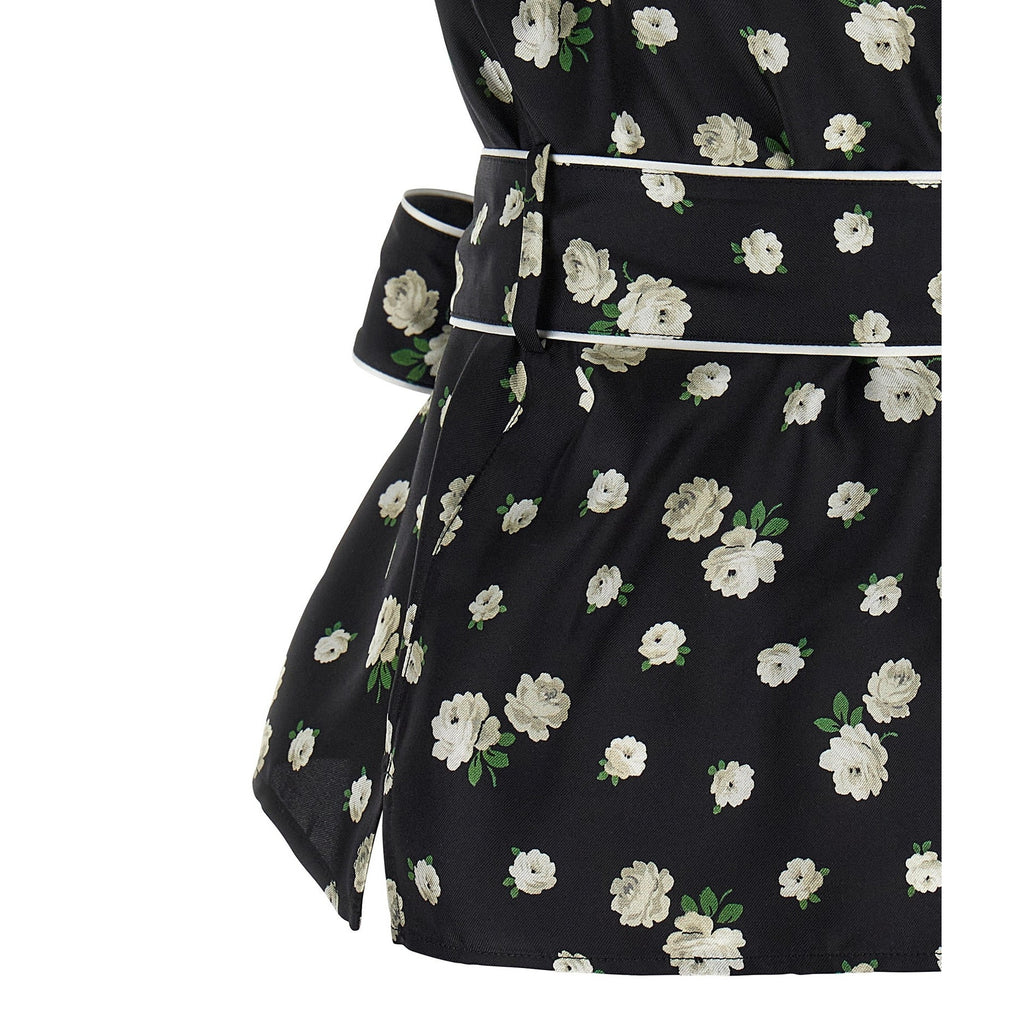 Dolce & Gabbana Black Silk Blouse