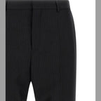 Saint Laurent Black Wool Dress Pants