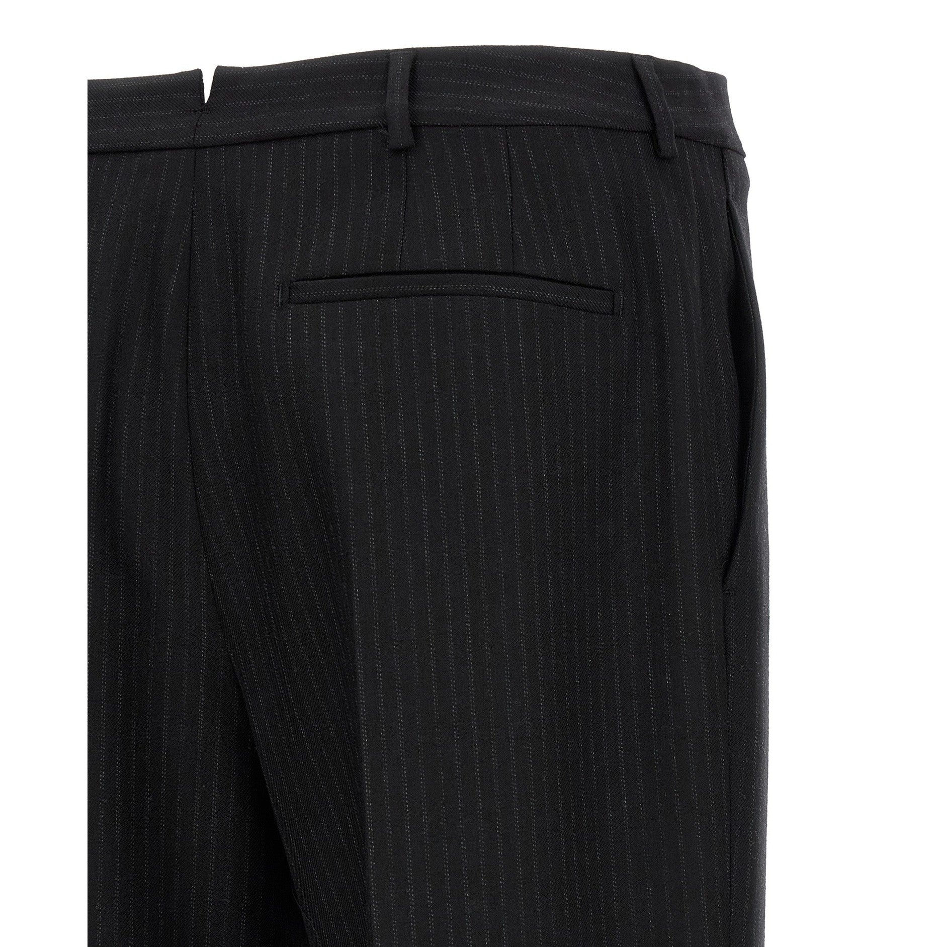 Saint Laurent Black Wool Dress Pants